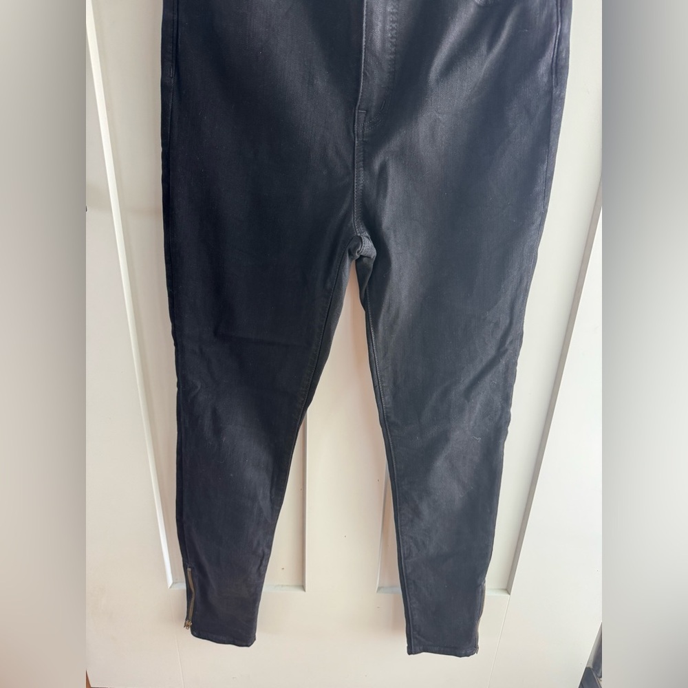 Madewell Black Denim Roadtripper Jeans Size 29 - Picture 4 of 13